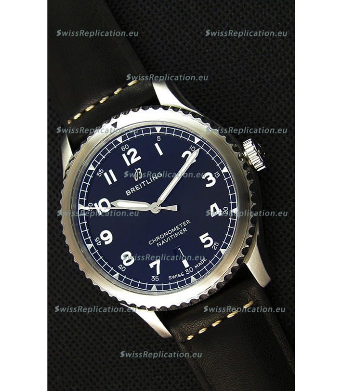 Breitling Navitimer 8 Automatic 41MM Swiss Replica Watch in Black Dial 