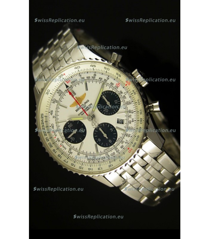 Breitling Navitimer 01 Swiss 1:1 Mirror Updated 2017 Replica Watch in White Dial