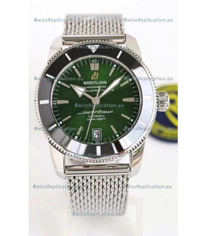 Breitling SuperOcean Heritage II B20 44MM Green Dial 1:1 Mirror Replica Watch 