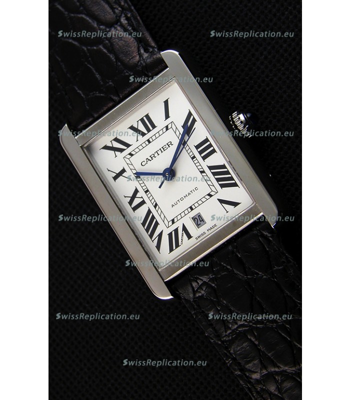 Cartier Tank Solo Swiss Automatic Watch in Steel Strap 31MM Wide 