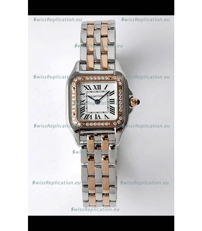 PANTHERE de Cartier Edition 22mm 1:1 Mirror Swiss Watch Rose Gold Two Tone Casing