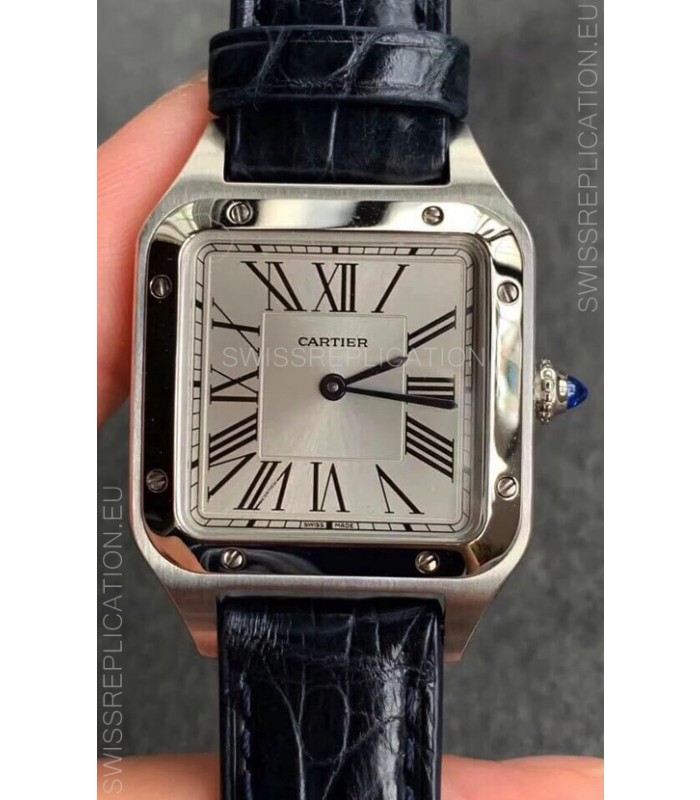 Cartier Santos Dumont 1:1 Mirror Swiss Replica Watch in Steel Casing 42MM 