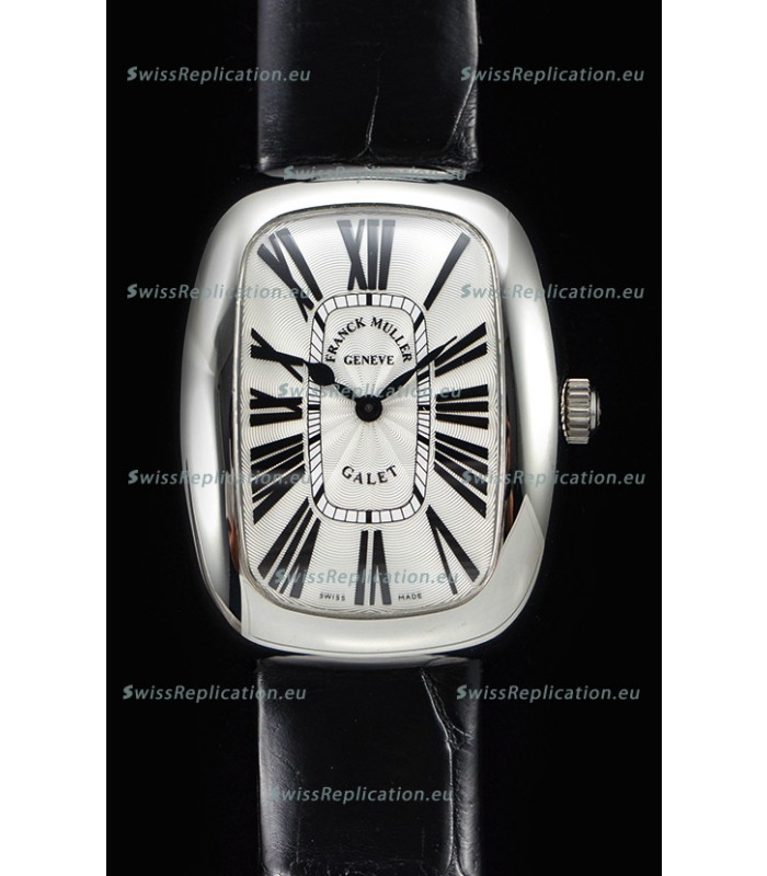Franck Muller Galet Ladies Swiss Quartz Black Strap Watch
