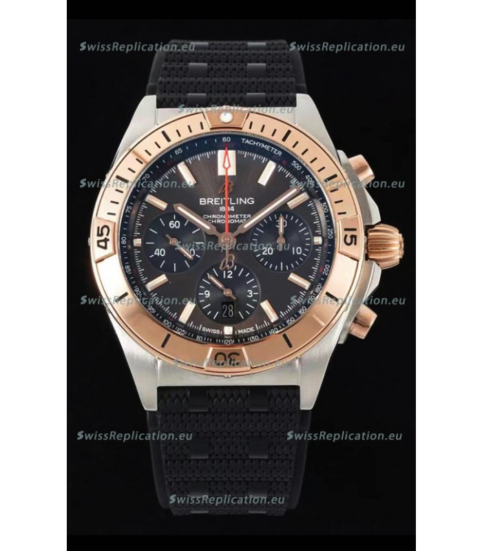 Breitling Chronomat B01 42 Edition Swiss 904L Steel Casing Brown Dial 1:1 Mirror Replica Watch