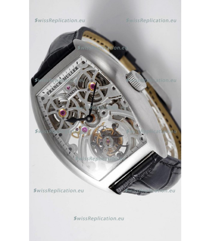 Franck Muller Fast Tourbillon Edition 1:1 Mirror Swiss Replica Watch Steel Casing
