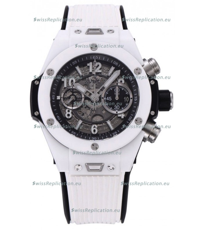 Hublot Big Bang Unico White Ceramic Casing 1:1 Mirror Edition Swiss Replica Watch