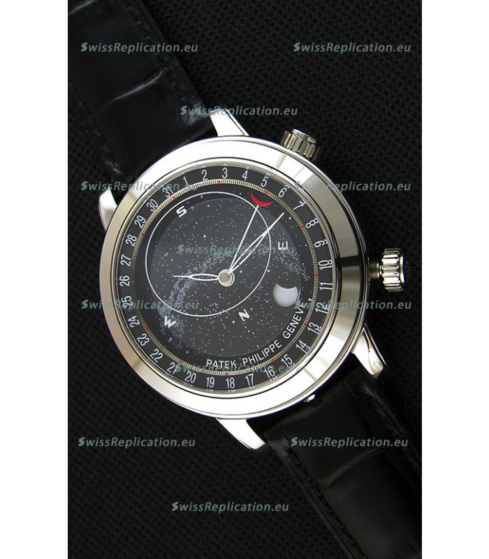 Patek Philippe Grand Complication 6102P Celestial Moon Age Grey Dial Swiss Replica Watch 