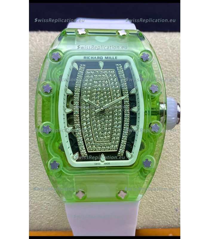 Richard Mille RM-07-02 Green Sapphire Ladies 1:1 Mirror Replica Watch 