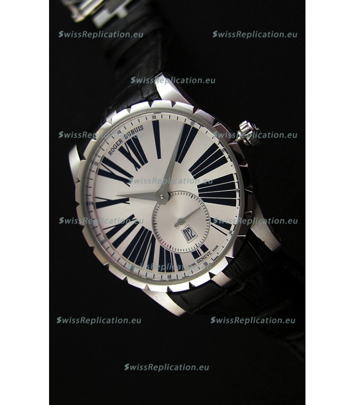 Roger Dubuis Excalibur RDDBEX0460 Steel White Swiss Replica Watch 