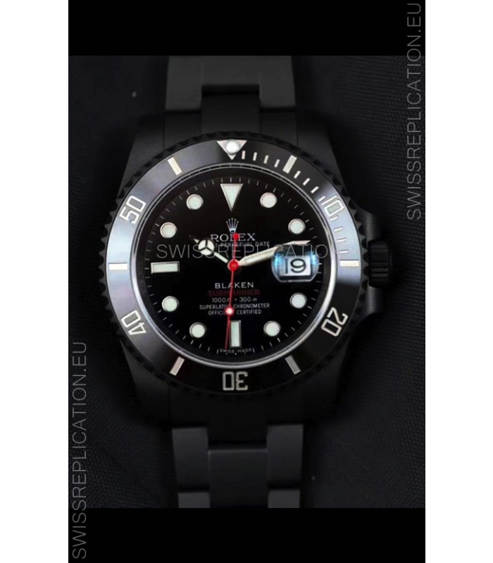 Rolex Submariner BLAKEN SINGLE RED 1:1 Mirror Edition Swiss Replica Watch