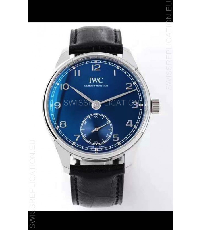 IWC Portofino Automatic 1:1 Mirror Quality Blue Dial Steel Casing Swiss Replica Watch