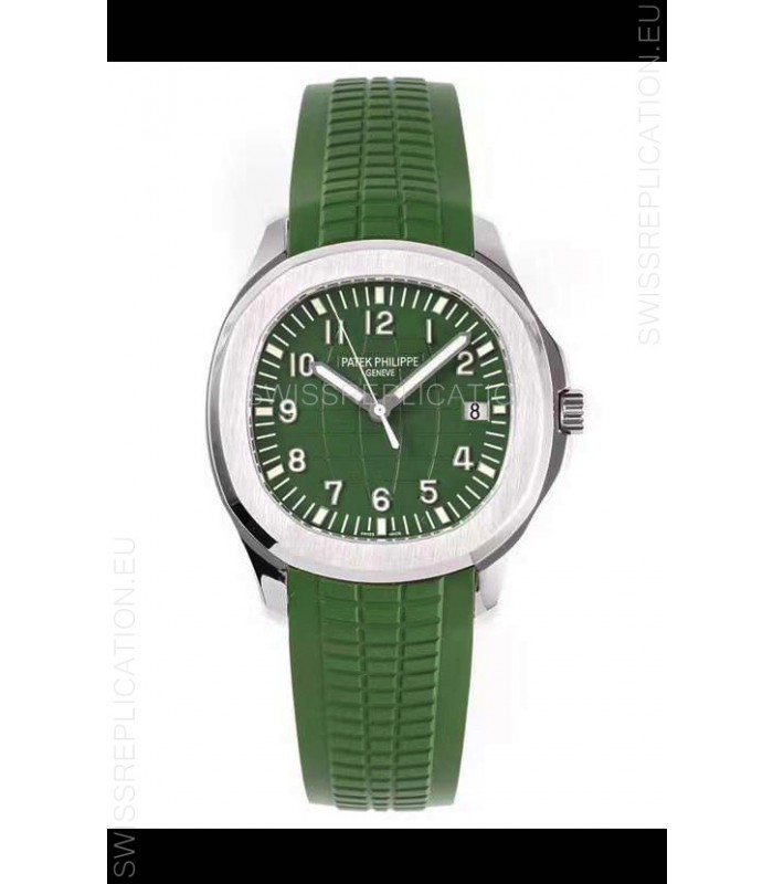 Patek Philippe Aquanaut 5168G-010 Swiss Replica Watch Green Dial - 1:1 Mirror Edition