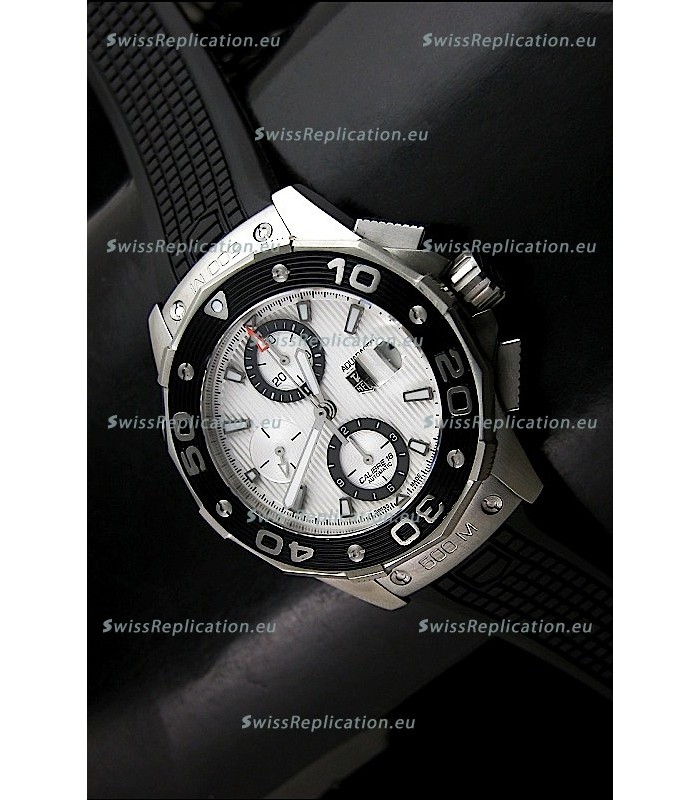 Tag Heuer Aquaracer Calibre 16 Swiss Watch in White Dial