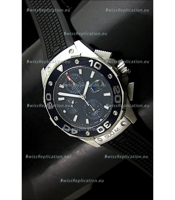 Tag Heuer Aquaracer Calibre 16 Swiss Watch in Dark Blue Dial
