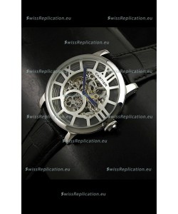 Cartier Ronde de Japanese Replica Watch in Skelton White Dial