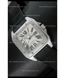 Cartier Santos 100 Swiss Automatic Watch - 1:1 Mirror Replica