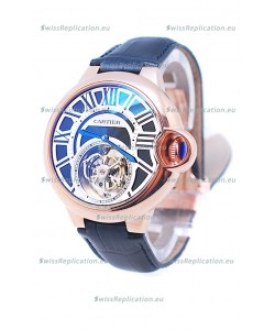 Cartier Ballon de Bleu Flying Tourbillon Swiss Rose Gold Watch