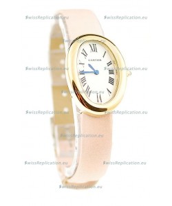 Cartier Baignoire Ladies Japanese Replica Gold Watch