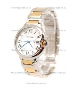 Ballon De Cartier Swiss Replica Mid Sized Two Tone Watch 