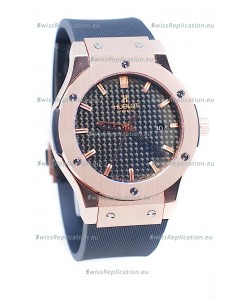 Hublot Classic Fusion Rose Gold Carbon Dial Watch