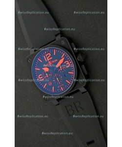 Bell and Ross BR01-94 7750 Swiss Watch in Red Markings