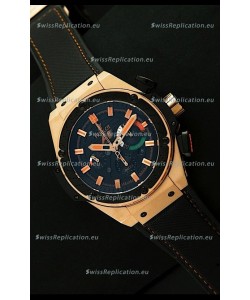 Hublot King Power F1 India Edition Swiss Watch in Pink Gold