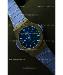 Hublot Big Bang Classic Fusion Ceramic Case Watch in Blue Strap