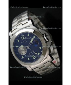 Panerai Luminor GMT Swiss Automatic Watch in Black Dial