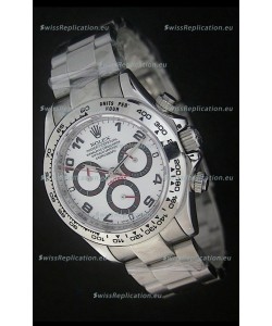 Rolex Daytona Cosmograph Swiss Replica Stainless Steel Watch 