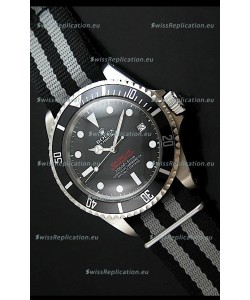 Rolex Oyster Vintage Date Sea-dewller Submariner Japanese Replica Watch in Black Dial