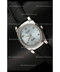 Rolex Cellini Japanese Replica Watch in Silver Dial