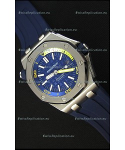 Audemars Piguet Royal Oak Offshore Diver Japanese Automatic Replica Watch in Dark Blue