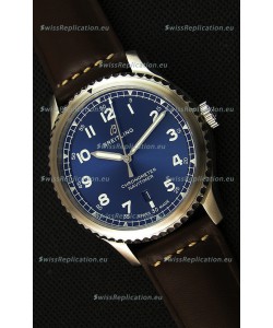 Breitling Navitimer 8 Automatic 41MM Swiss Replica Watch in Blue Dial 