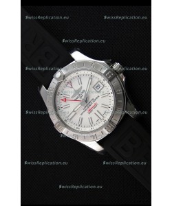 Breitling Avenger II GMT Swiss 1:1 Mirror Replica Watch in White Dial 
