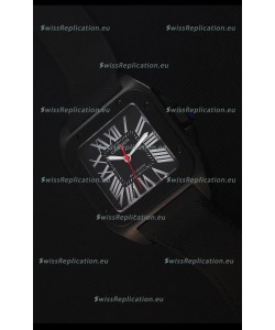 Cartier Santos DLC Swiss Replica Watch 38.5MM
