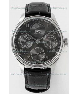 IWC Portuguese Perpetual Calendar 904L Steel Swiss Replica Watch REF. IW503301