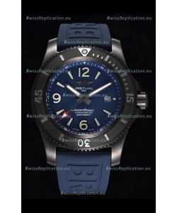 Breitling Superocean Automatic 46 Black Steel - Blue Dial in DLC Coated Casing 