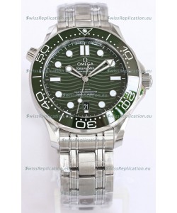 Omega Seamaster 300M Master Chronometer Green Swiss 904L Steel 1:1 Mirror Replica Watch
