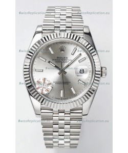 Rolex Datejust Cal.3235 Movement Swiss Watch 1:1 Mirror Replica 904L Steel 41MM - Steel Dial 