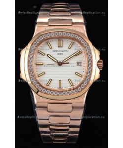 Patek Philippe Nautilus 5711/1R 1:1 Mirror Watch - Rounded Diamonds Bezel