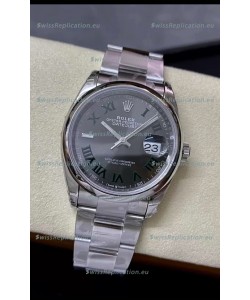 Rolex Datejust "Wimbledon" Cal.3235 Movement Swiss Watch - Ultimate 904L Steel 36MM