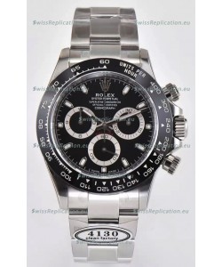 Rolex Cosmograph Daytona M116500LN Original Cal.4130 Movement - 904L Steel Watch in Black Dial