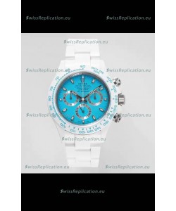 Rolex Daytona AET Remould Blue Dial Full Ceramic Strap Watch in Cal.4130 Movement