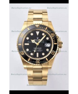 Rolex Submariner 41MM Date Ceramic Gold m126618ln - Replica 1:1 Mirror - Ultimate 904L Steel Watch