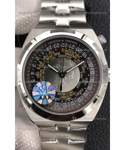 Vacheron Constantin Overseas World Time Edition Grey Dial Swiss Replica Watch 