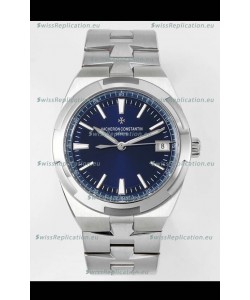 Vacheron Constantin Overseas 1:1 Mirror Swiss Replica Watch in Steel Blue Dial 