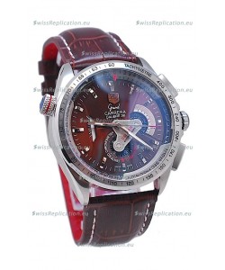 Tag Heuer Grand Carrera Calibre 36 Japanese Automatic Watch in Brown Face