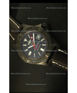 Breitling Seawolf PVD Coated Swiss Watch - Stick Markers