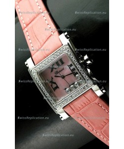 Chopard Happy Sport Swiss Replica Watch in Pink Dial
