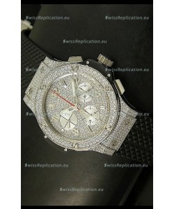Hublot Big Bang Bling Edition Swiss Replica Watch - Titanium Case